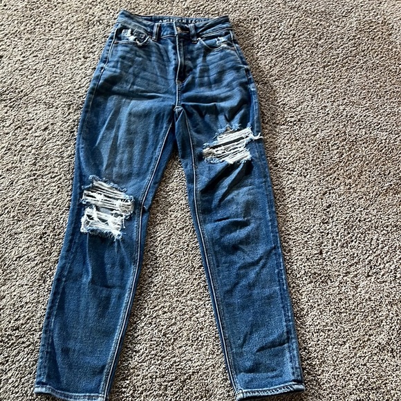 American Eagle mom jeans size 000 - Picture 3 of 5